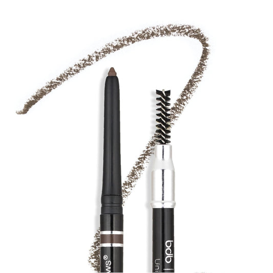 Universal Eyebrow Pencil – Dual-Ended Design with Precision Tip & Spoolie, Matte Finish, Waterproof, Easy to Use, Vegan & Cruelty-Free for Perfectly Defined Brows